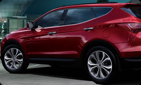 Arriendo de Hyundai santa fe